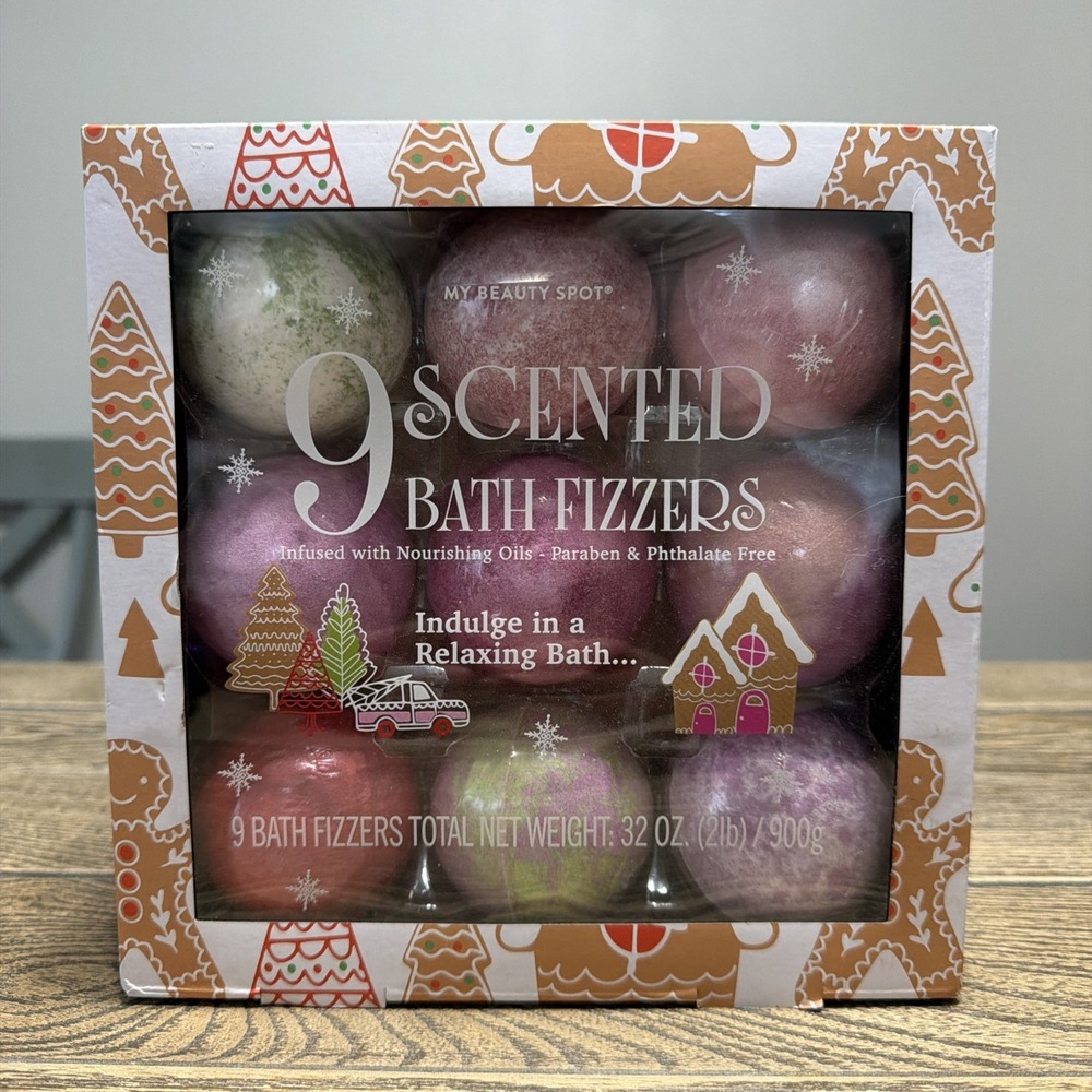 (9) Scented Bath Gizzard My Beauty Spot Infused With Nourishing Oils Christmas